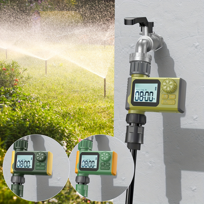 Garden Irrigation Timer Automatic Watering Controller for Lawn Farm Drip System, for Garden, Lawn and Yard Watering