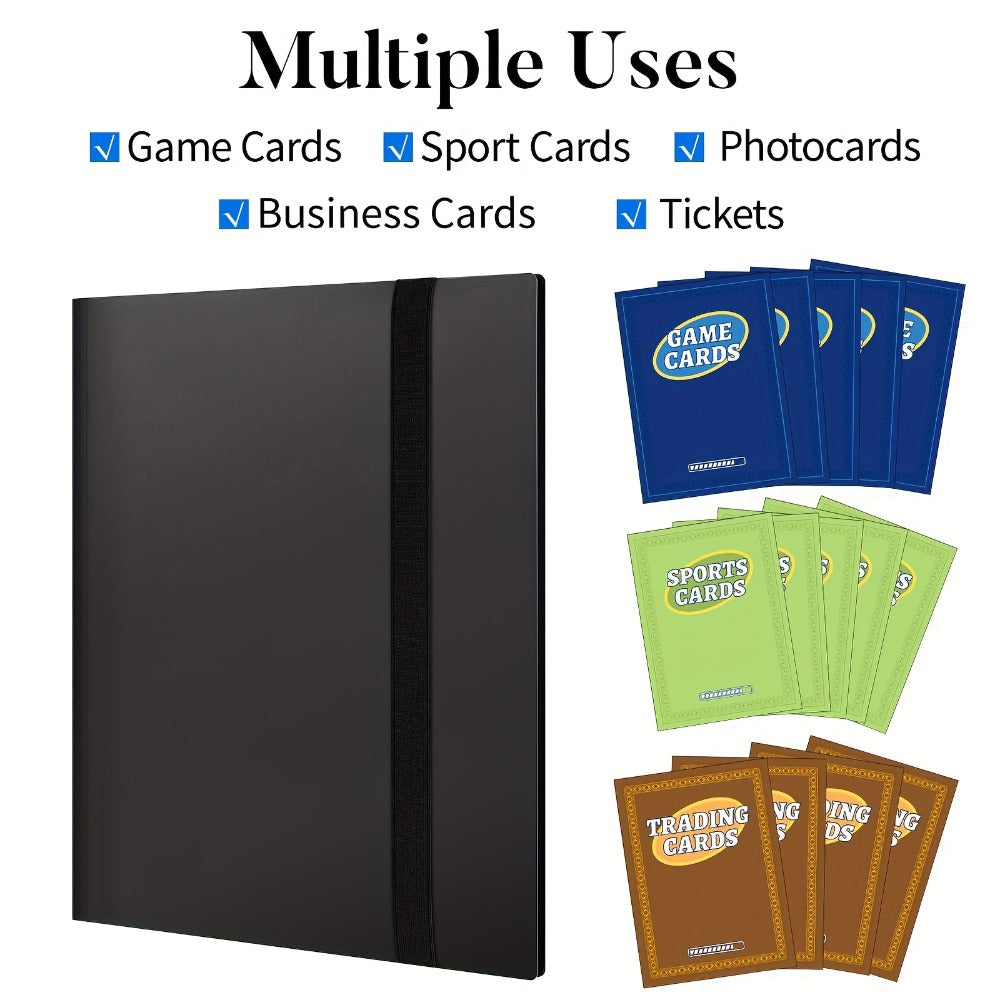 Nine-Pocket Trading Card Binder Bundle with 360-Card Capacity per Binder in Seven-Pack or Ten-Pack Options