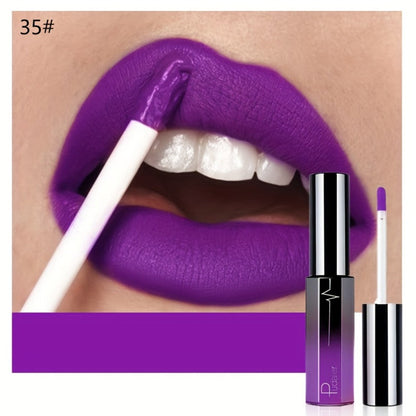 Semi-Matte Liquid Lip Color in Six Numbered Shades with 9.3cm Gradient Tube and Wand Applicator