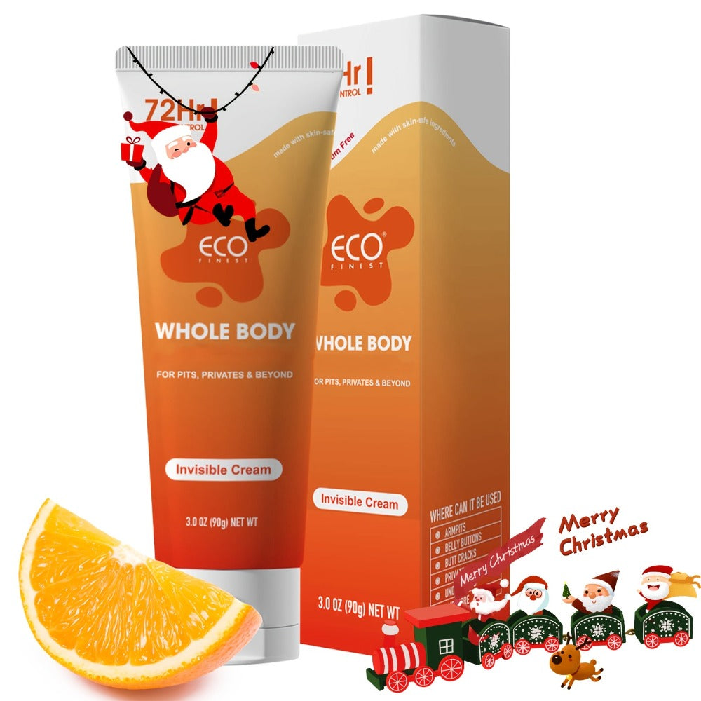 Natural Deodorant Cream 72-Hour Odor Protection – Aluminum-Free Body Deodorant with Lavender & Orange Scent | Long-Lasting Skin-Safe Formula