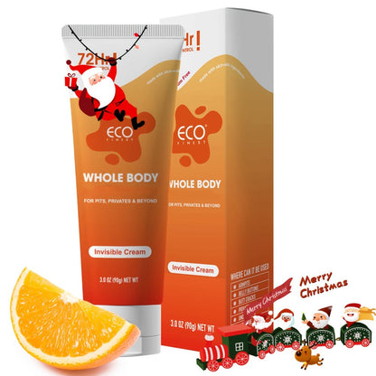 Natural Deodorant Cream 72-Hour Odor Protection – Aluminum-Free Body Deodorant with Lavender & Orange Scent | Long-Lasting Skin-Safe Formula