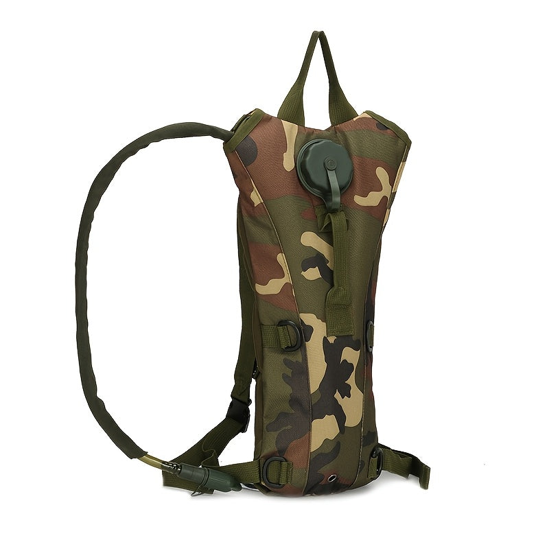 Water Bladder Backpack with 3L & 101.44oz BPA-Free Bladder – Oxford Cloth Hydration Pack for Hiking, Camping & Outdoor Adventures