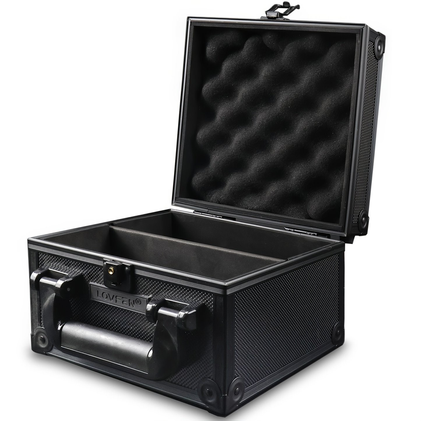Trading Card Storage Box Topload Case – Fits 3x4 35PT Rigid Holders, 18 Colorful Dividers, 6 Foam Stoppers, Holds 600+ Cards
