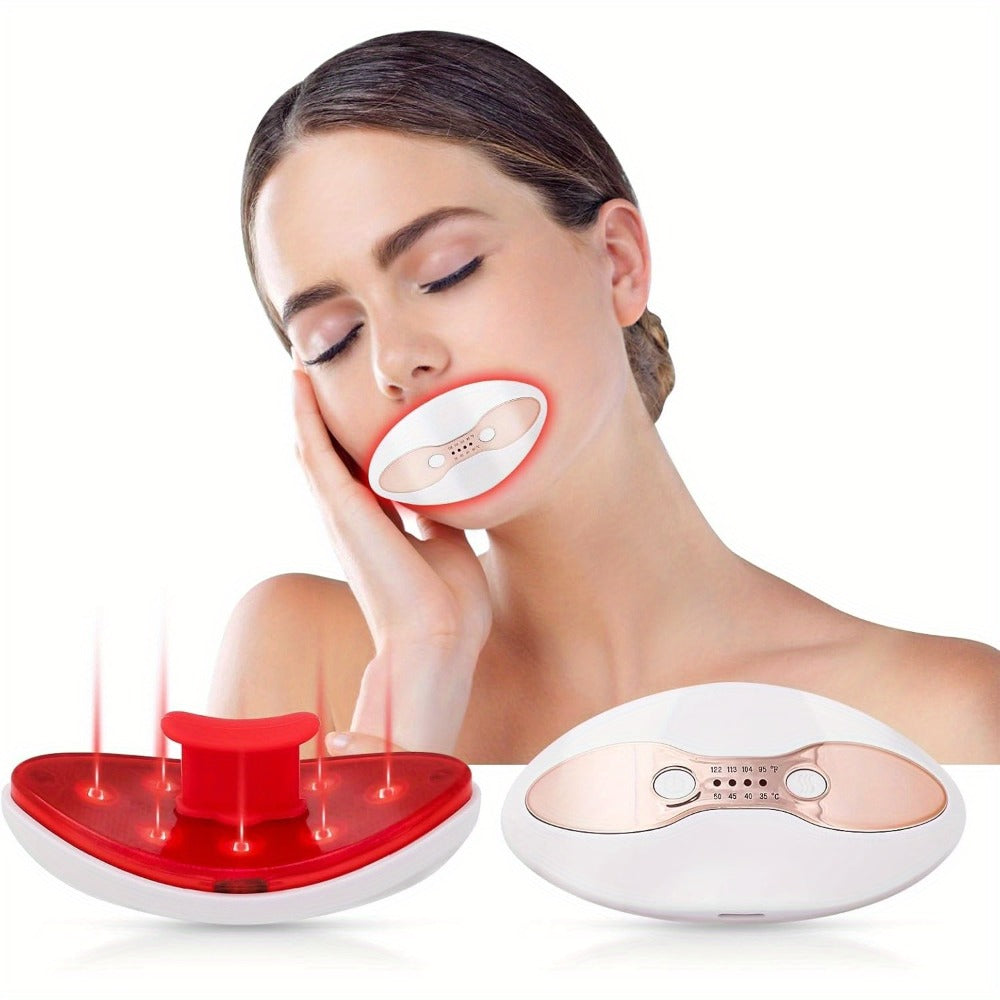Lip Plumper Device for Women, Electric Lip Shaper & Trainer with 4 Adjustable Heating Temperatures for Fuller