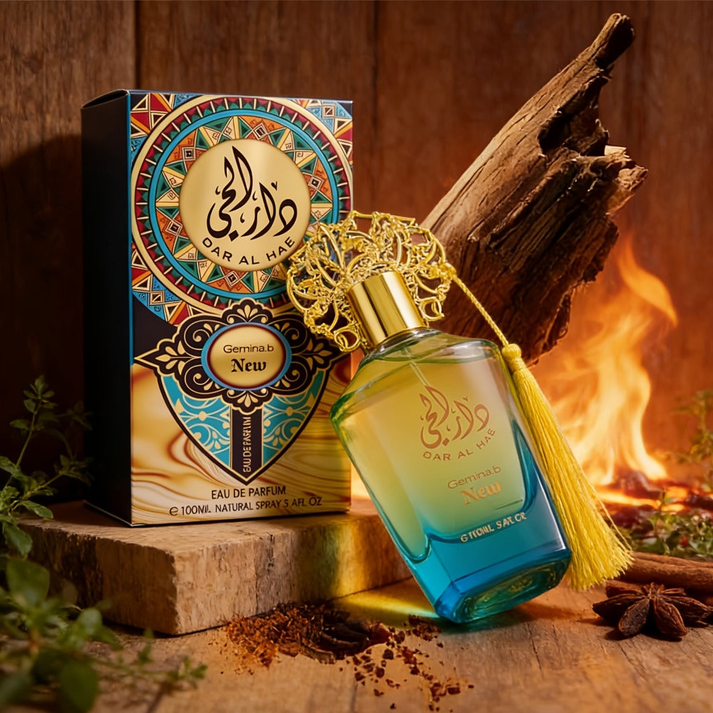 Cologne Spray 100ml Miss and Man Options with Ornate Bottle, Tassel Detail and Presentation Box
