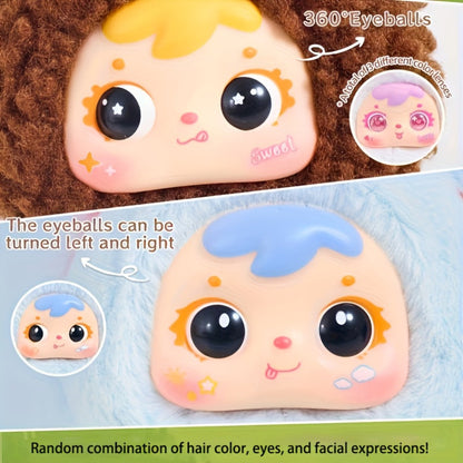 Cute Plush Animal Doll with Big Eyes with the Listed Color, Size or Set Options for Everyday Use