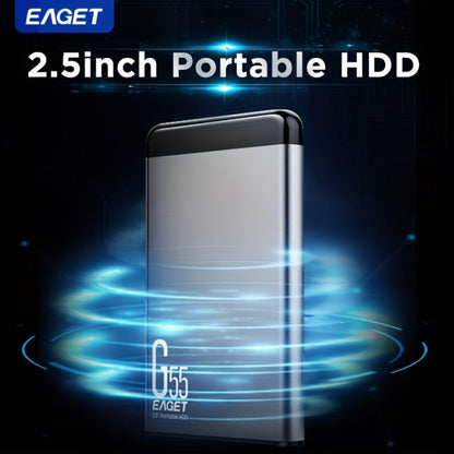 500GB Portable External Hard Drive EAGET G55 for an Everyday Personal Care Routine, with the Listed Configuration