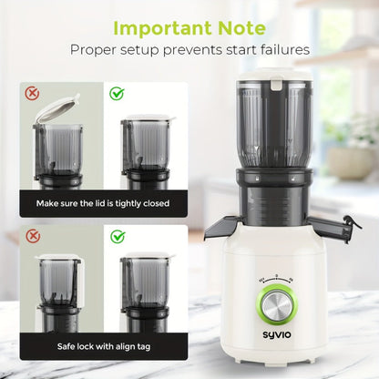 Centrifugal Juicer with 4.3-Inch Wide Feed Chute - 3-Speed Electric Juicer Machine for Whole Fruits & Vegetables