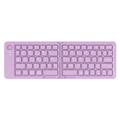 Folding Wireless Keyboard KLZO B023 Dual-Fold Magnetic, Slim Portable Bluetooth Keyboard, Ultra-Long Battery Life
