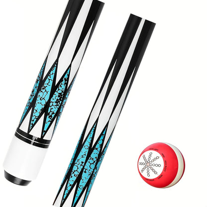 Pool Cue Stick 58 Inch – 13mm Laminated Tip, North American Maple Shaft, Ergonomic Grip, Billiard Cue for American Pool & Rotation