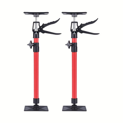Telescopic Support Rod Adjustable 11.8-114in Anti-Slip Third Hand Support System 2pcs Drywall for Entryways, Bedrooms and Living Spaces