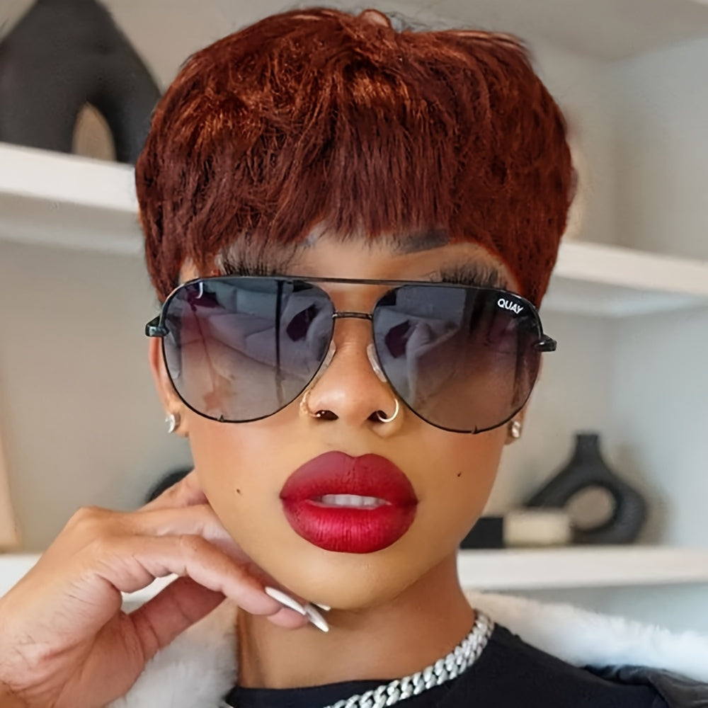 Synthetic Wig 4-Inch Wavy Pixie with Bangs in Eight Color Codes for Costume Styling with Item-Specific Color, Length, Texture and Cap