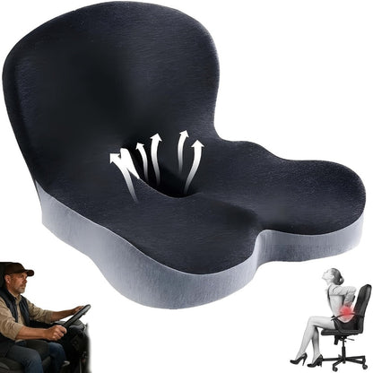 Wide One-Piece L-Shaped Seat Cushion with Integrated Back, Zippered Cover and Three Color Options