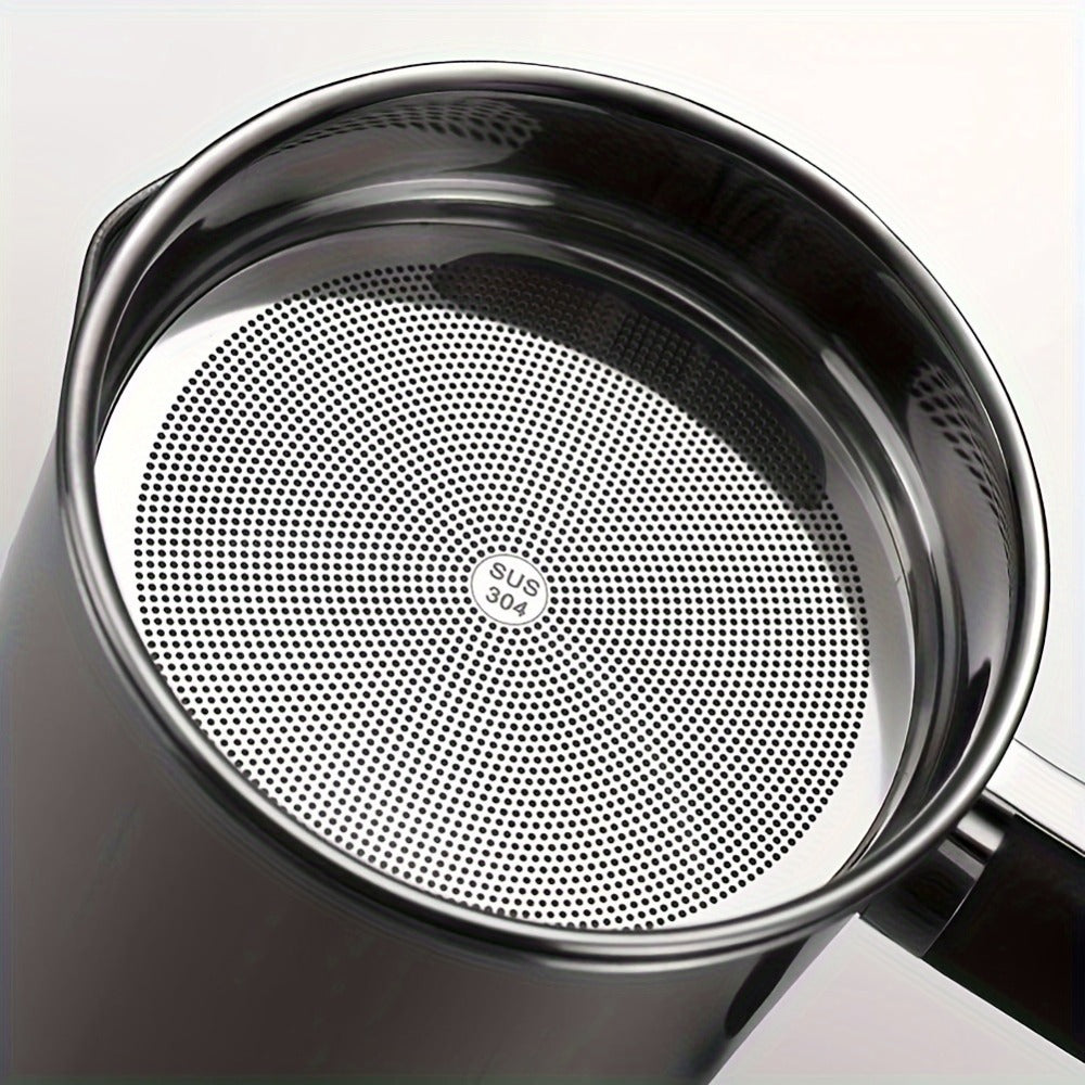 Grease Container with Strainer Stainless Steel – Kitchen Bacon Fat Storage Can with Easy Pour Handle for Cooking Oils and Fats
