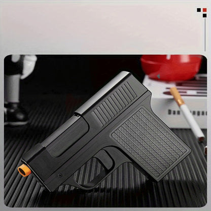 Blue Flame Torch Lighter with Adjustable Flame, Windproof Butane Cigar Lighter for BBQ Outdoor Survival Kitchen