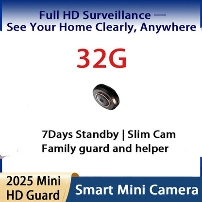 Security Camera Mini 1080P Pan-Tilt Model with Dual-Band WiFi, Infrared Night Vision and Optional 32GB Card Bundles