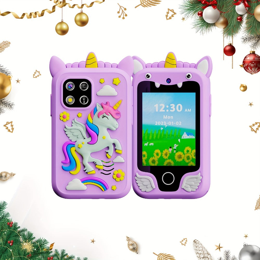 Kids Toy Smart Phone with HD Touchscreen & Dual Camera, 8GB Storage with the Listed Color, Size or Set Options for Everyday Use
