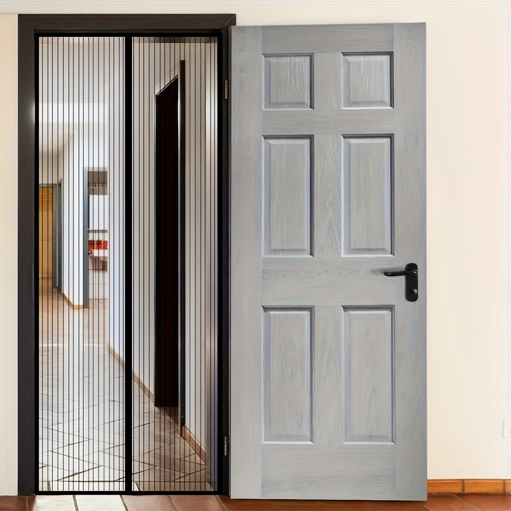 Magnetic Screen Door, Retractable Mesh Door Curtain, Pet-Friendly & Insect Proof, Auto-Close Magnetic Closure for Patio