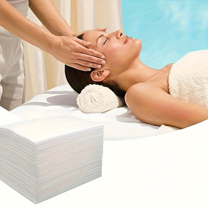 Disposable Massage Table Sheets 100-Pack Non-Woven Spa Bed Cover – Stain-Resistant Single-Use Table Liner for Massage Therapists
