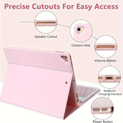 iPad Detachable Magnetic Keyboard with Touchpad, Compatible with iPad Air 11 M2 2024, iPad Pro 11"