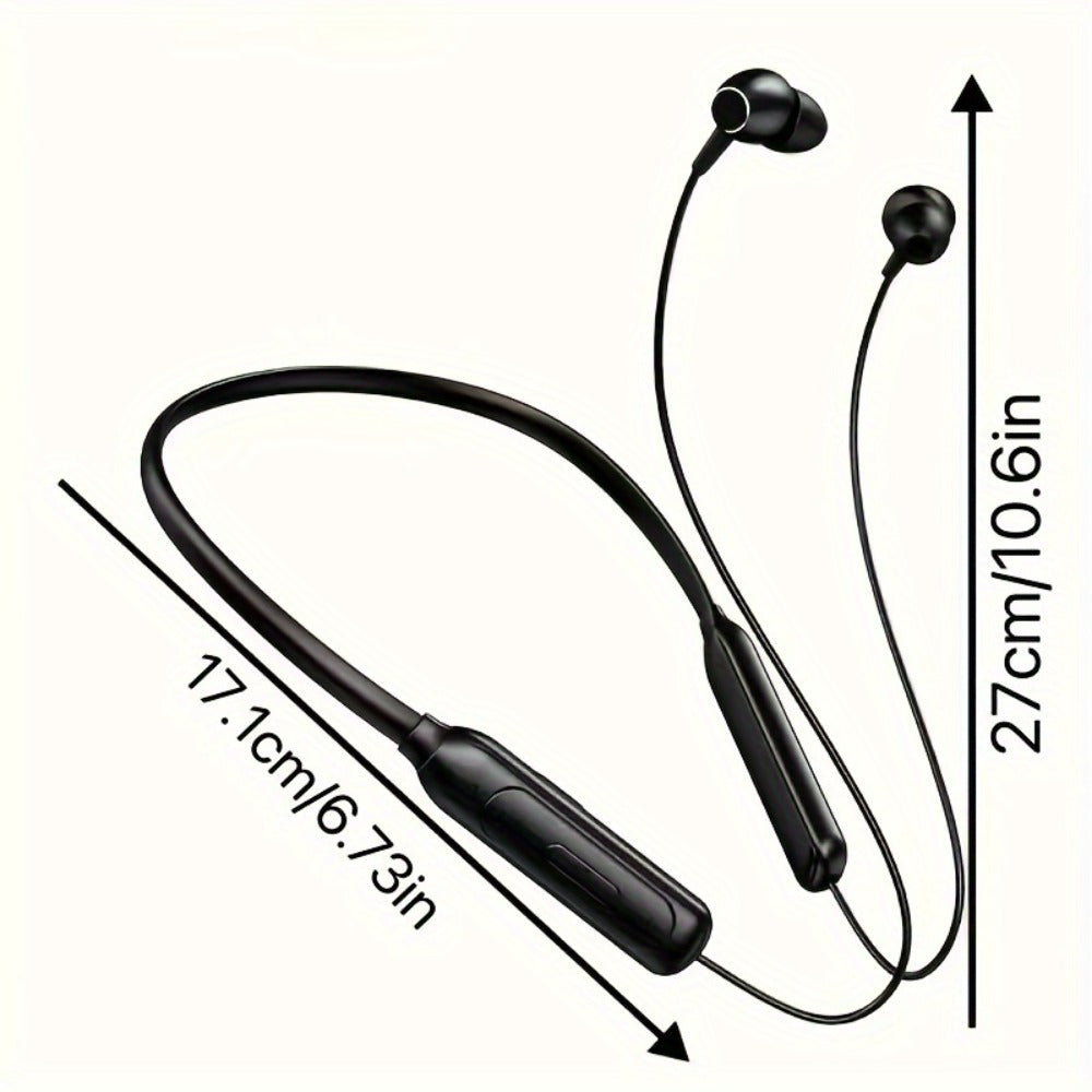 Neckband Magnetic Wireless Earbuds 20H Playtime 230mAh In-Ear Noise Canceling Sports for Bedside Audio, Alarms and Room Entertainment