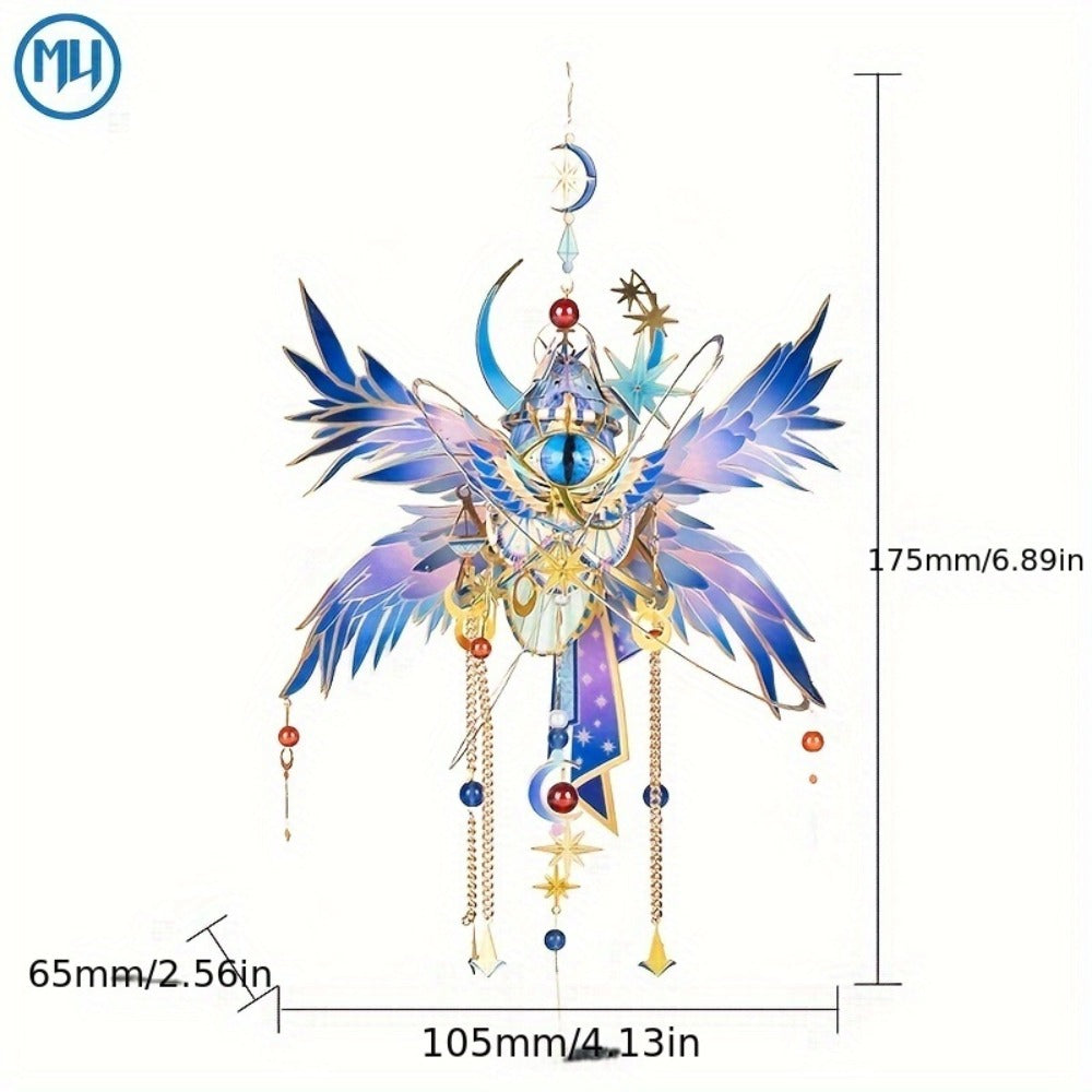 3D Metal Puzzle Model Kit, God's Eye & Angel's Eye MU Assembly, Laser-Cut DIY Craft, Artistic Home & Office Decor