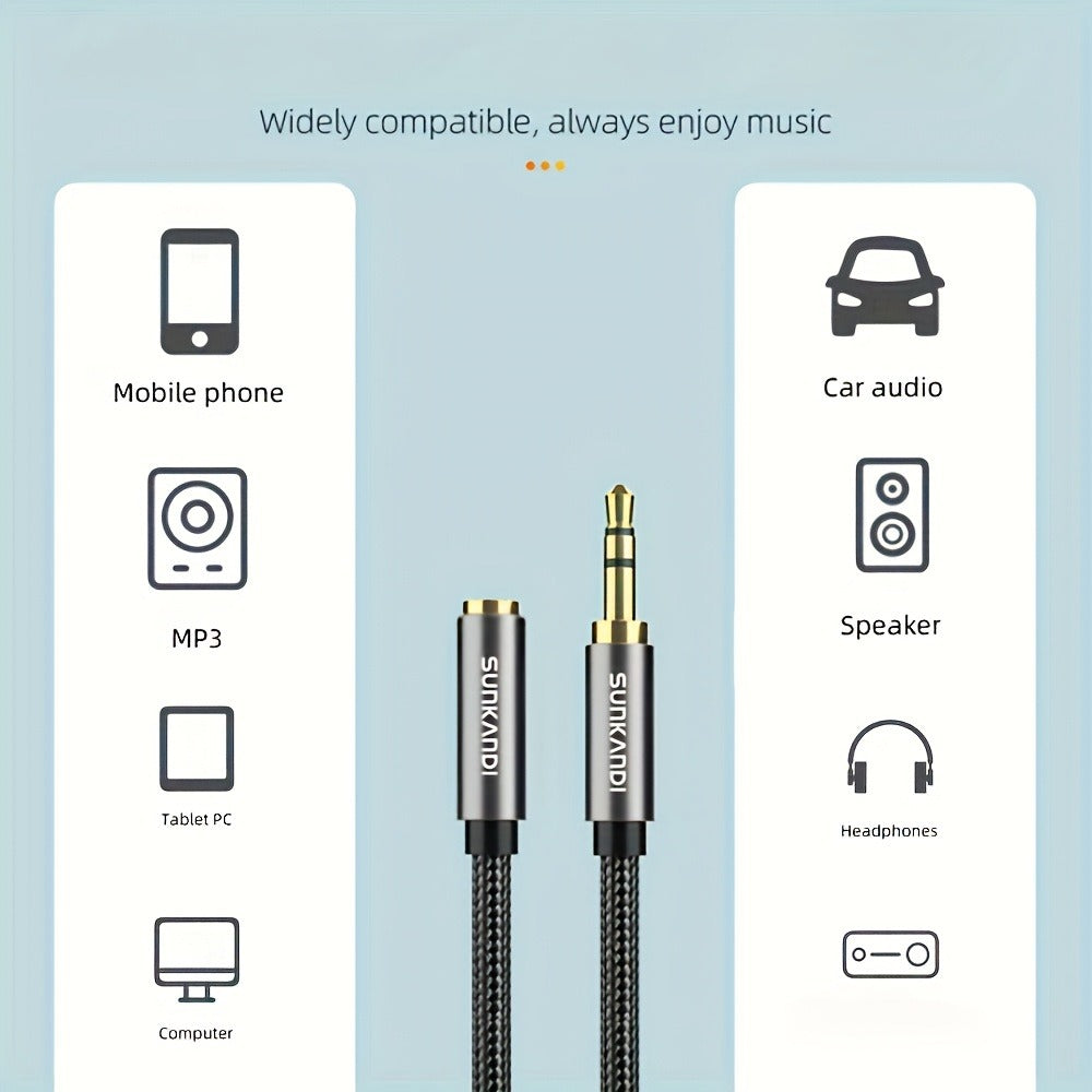 3.5mm TRRS Headphone Extension Cable with Mic Male to Female Stereo Audio Cable for Smartphone PC for an Everyday Personal Care Routine