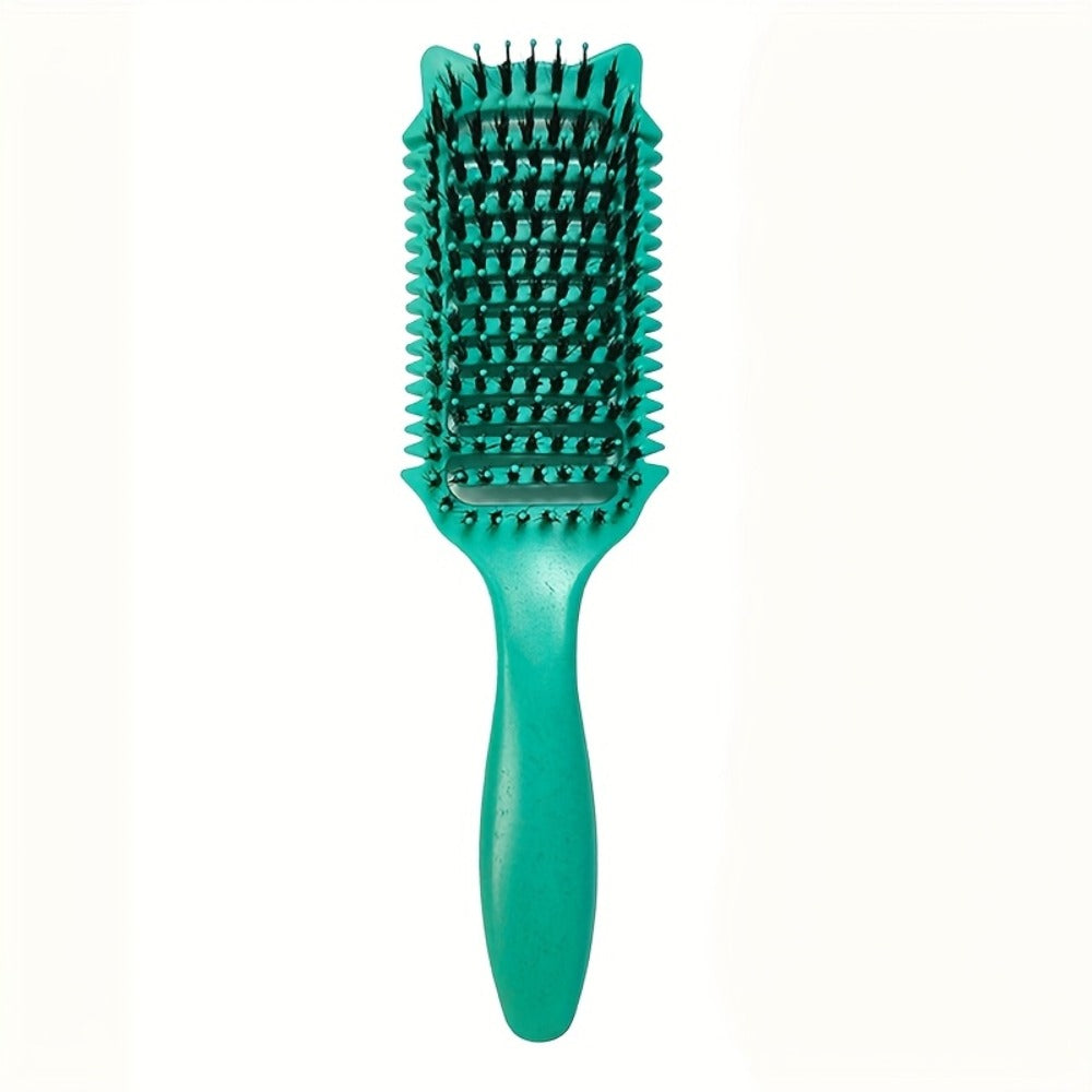 Detangling Brush for Curly Wavy Coily Hair 1 or 2 Pcs – Flexible Bristles Reduce Breakage & Frizz, Gentle Scalp Massage