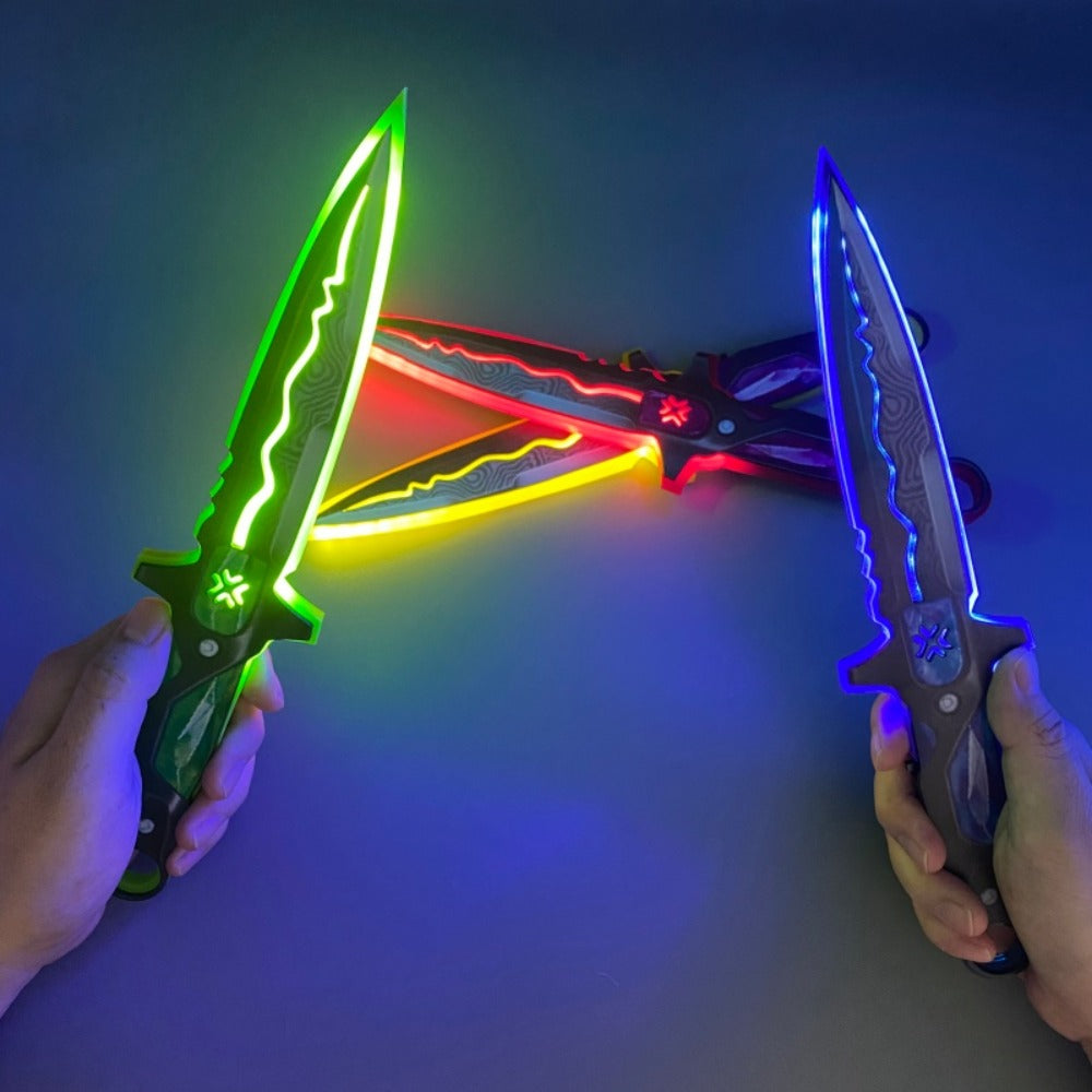 LED Light-Up Katana Toy Sword, Anime Cosplay Prop for Kids & Teens, Glowing Samurai Ninja Sword, Halloween Party Photo Prop