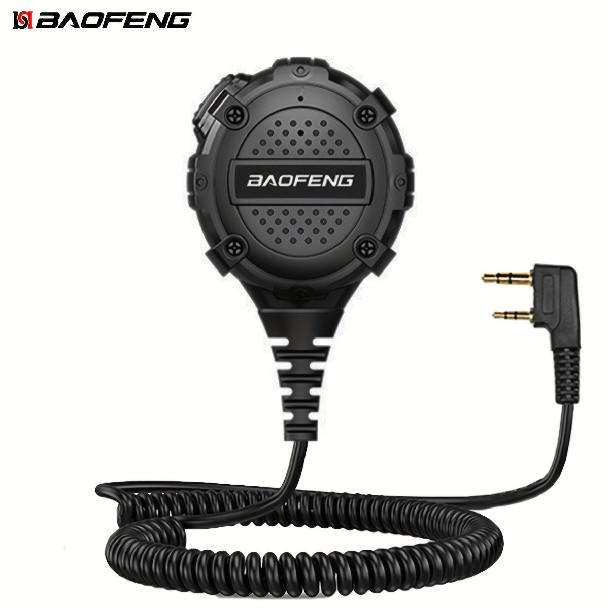 Walkie Talkie Remote Speaker Microphone H3 Lightweight Shoulder Mic PTT for Two Way Radio Clear Communication Outdoor Hiking Camping