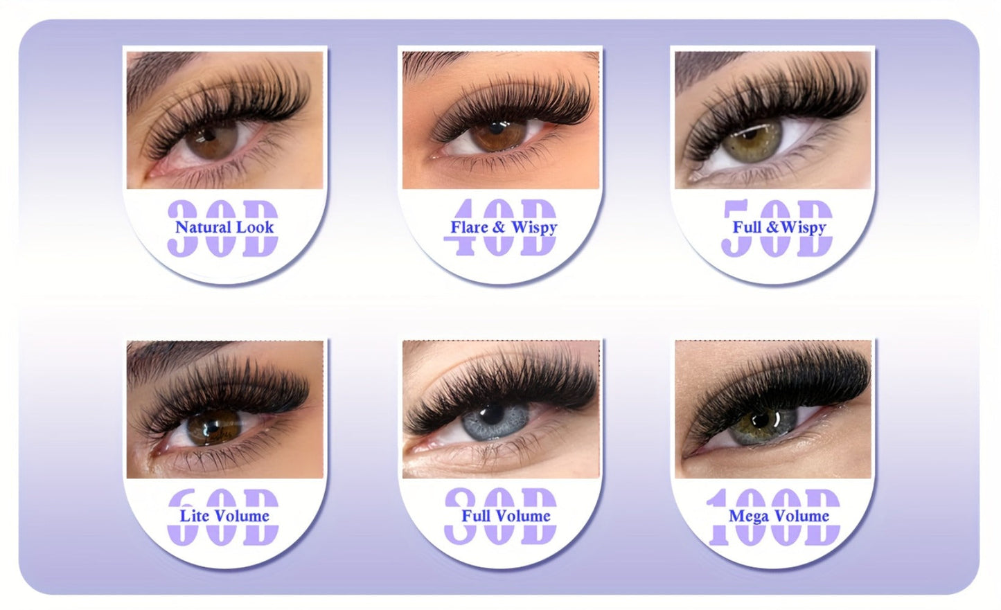 Premade Lash Clusters 708Pcs Mixed Length 30D 50D 80D 100D Wispy Volume Kit – Natural Fluffy DIY Lash Extensions with Bond Seal & Applicator