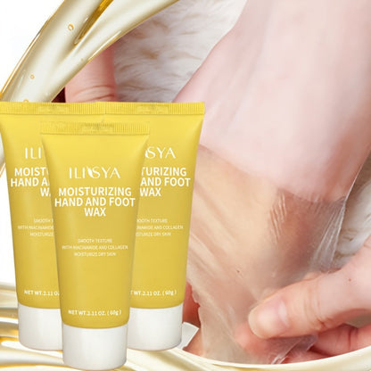 Foot Wax Moisturizing 3 Pack Niacinamide Deep Hydrating Foot Cream Mask Softening Cracked Heel Treatment – Vitamin B3 Dry Foot Skin Repair