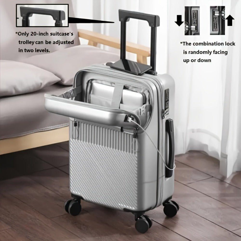 Carry On Luggage – 20 Inch, Combination Lock, Lightweight, for Travel – detail view 10