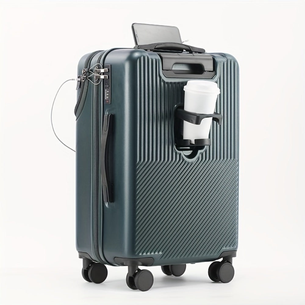 Carry On Luggage – 20 Inch, USB Charging, Spinner Wheels, for Travel – detail view 6