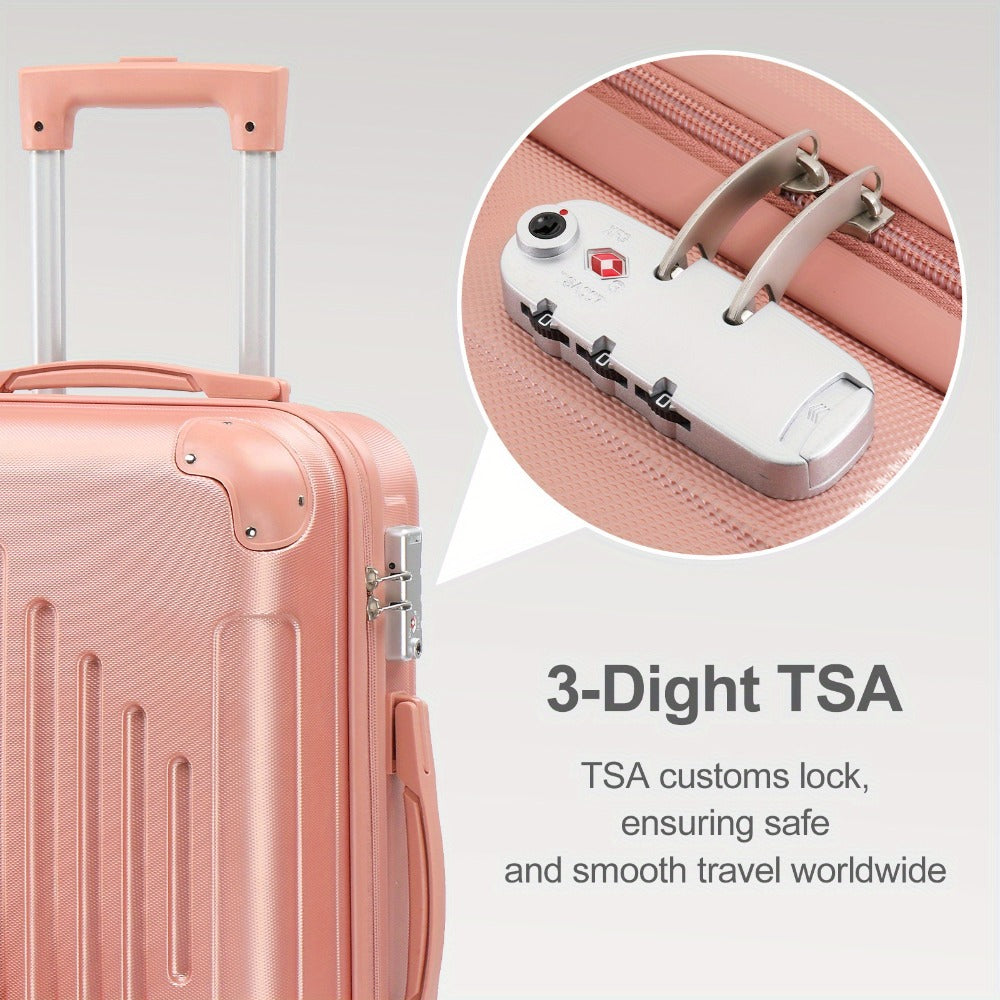 Carry On Luggage – 5 Colors, 24 Inch, Hardshell, TSA Lock – detail view 9