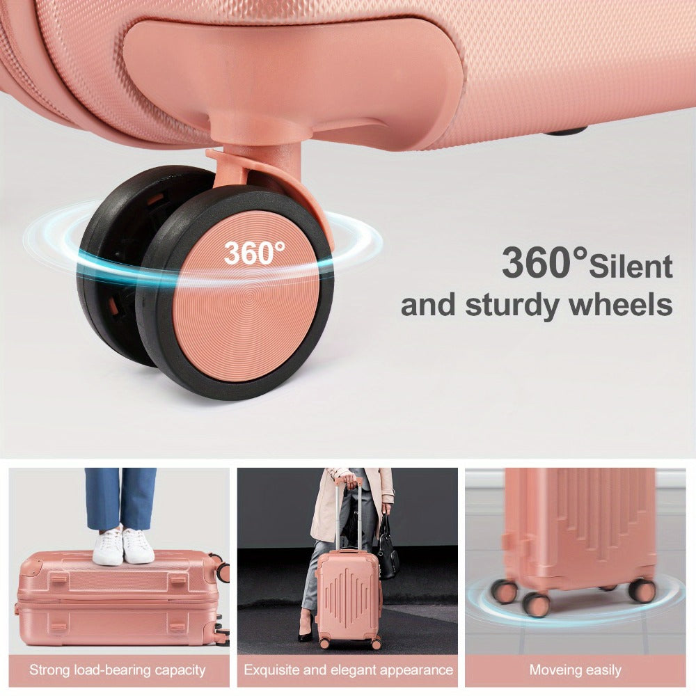 Carry On Luggage – 5 Colors, 24 Inch, Hardshell, TSA Lock – detail view 7