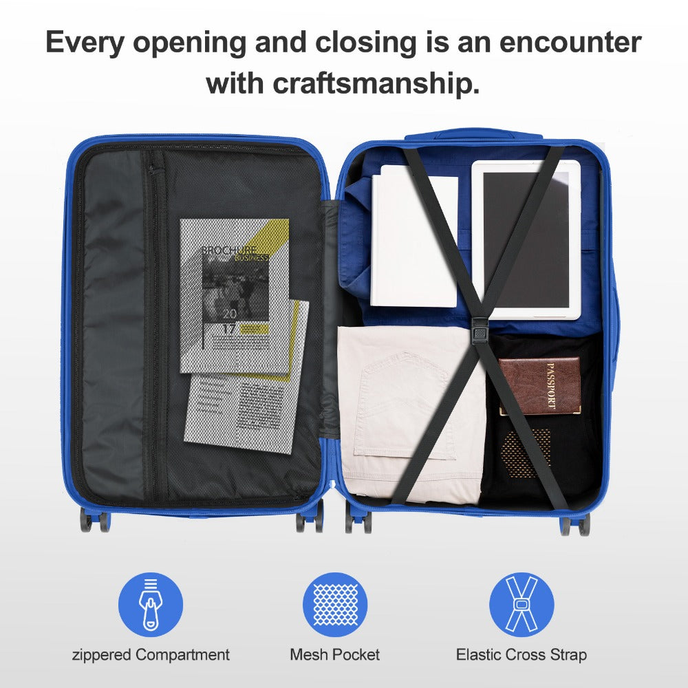 Carry On Luggage – 5 Colors, 28 Inch, Hardshell, TSA Lock – detail view 19