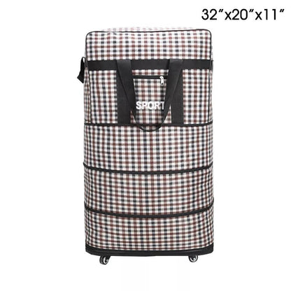 Carry On Luggage – 32 Inch, 77L, Expandable, Foldable – detail view 13