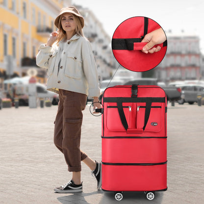 Carry On Luggage – 36 Inch, Spinner Wheels, Expandable, Foldable – detail view 20