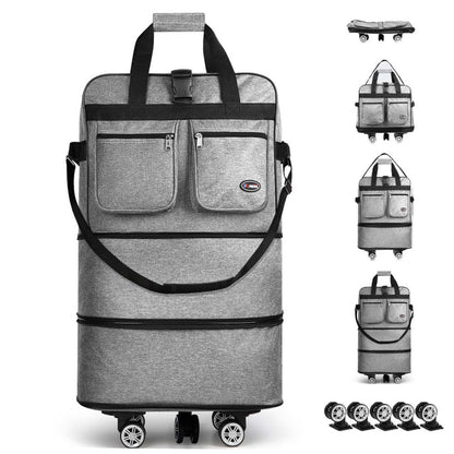 Carry On Luggage – 36 Inch, Spinner Wheels, Expandable, Foldable – detail view 2