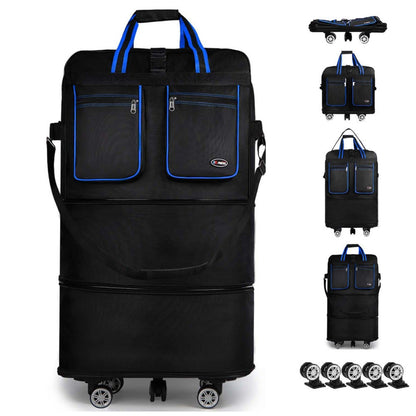 Carry On Luggage – 36 Inch, Spinner Wheels, Expandable, Foldable – detail view 6