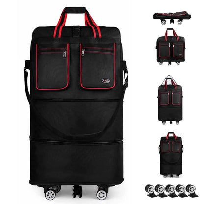 Carry On Luggage – 36 Inch, Spinner Wheels, Expandable, Foldable – detail view 8