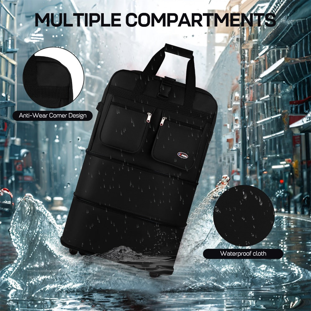 Carry On Luggage – 40 Inch, Expandable, Foldable, Spinner Wheels – detail view 27