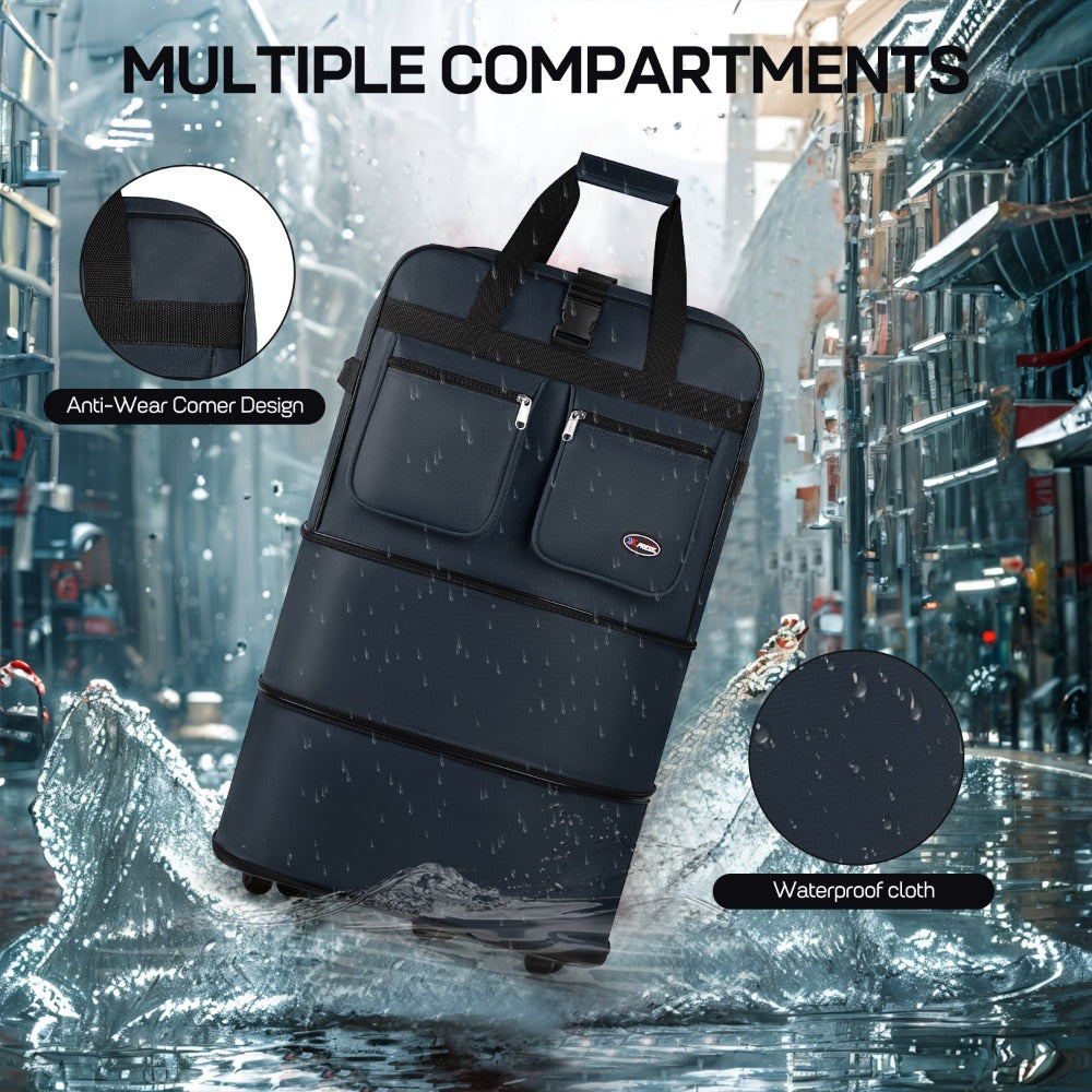 Carry On Luggage – 40 Inch, Expandable, Foldable, Spinner Wheels – detail view 50