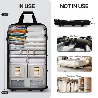 Carry On Luggage – 40 Inch, Expandable, Foldable, Spinner Wheels – detail view 56