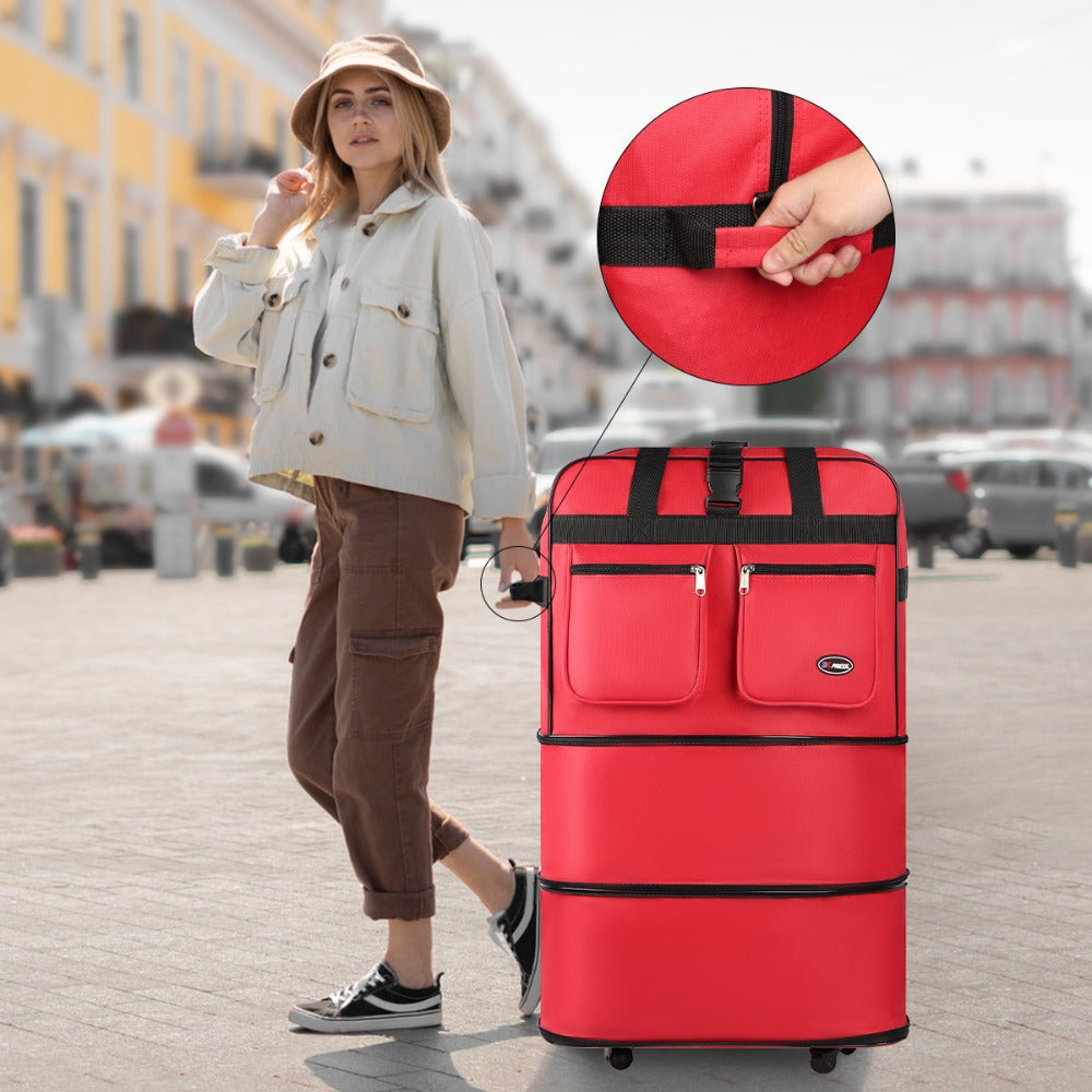 Carry On Luggage – 40 Inch, Expandable, Foldable, Spinner Wheels – detail view 67