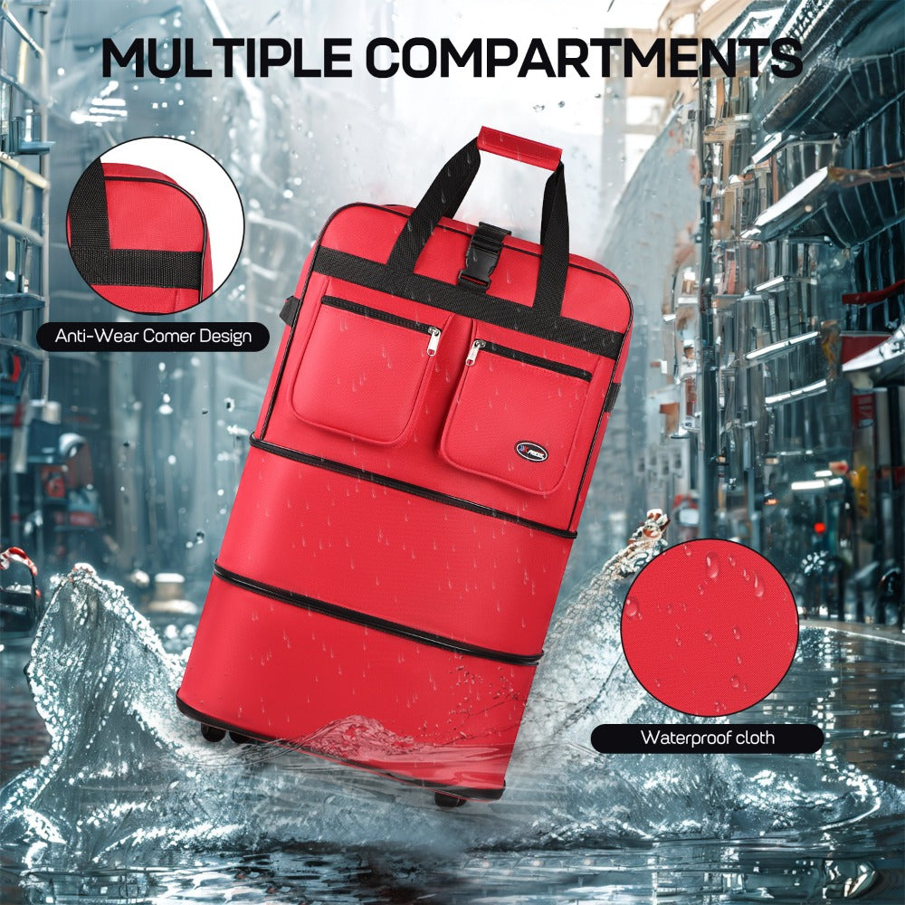 Carry On Luggage – 40 Inch, Expandable, Foldable, Spinner Wheels – detail view 68