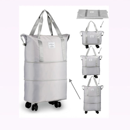 Carry On Luggage – Expandable, Rolling Duffel Detachable Wheels Expandable – detail view 22