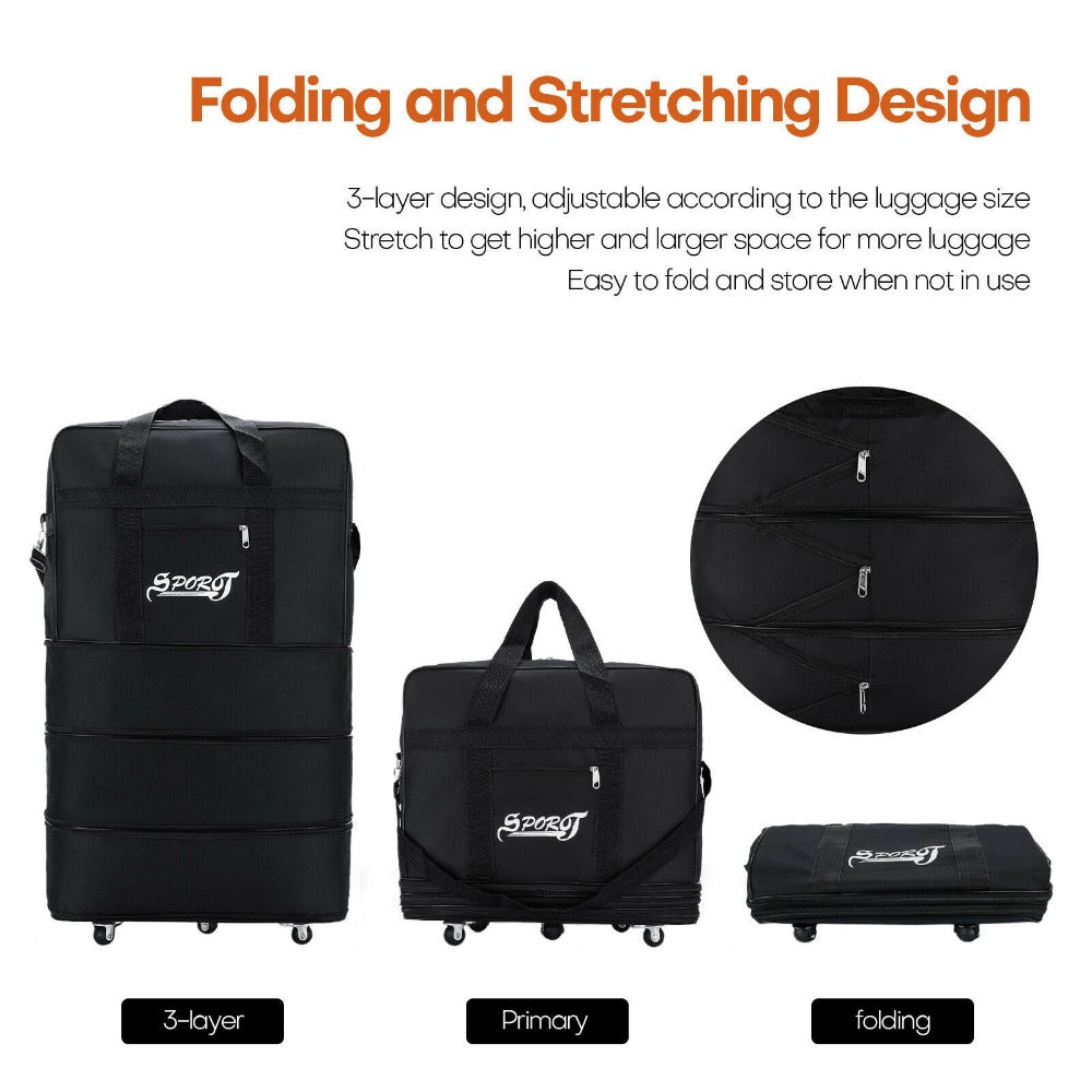Carry On Luggage – Expandable, Foldable, for Travel – detail view 4