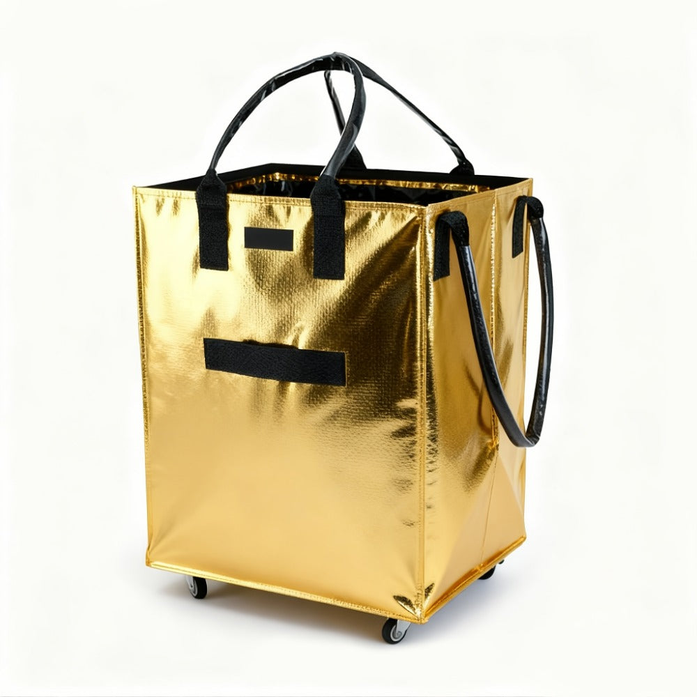 Carry On Luggage – Foldable, Foldable Rolling Shopping Cart Wheels – detail view 7